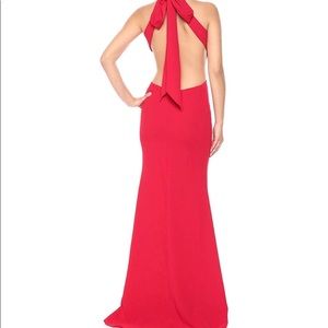 Backless, Red, Formal Dress
